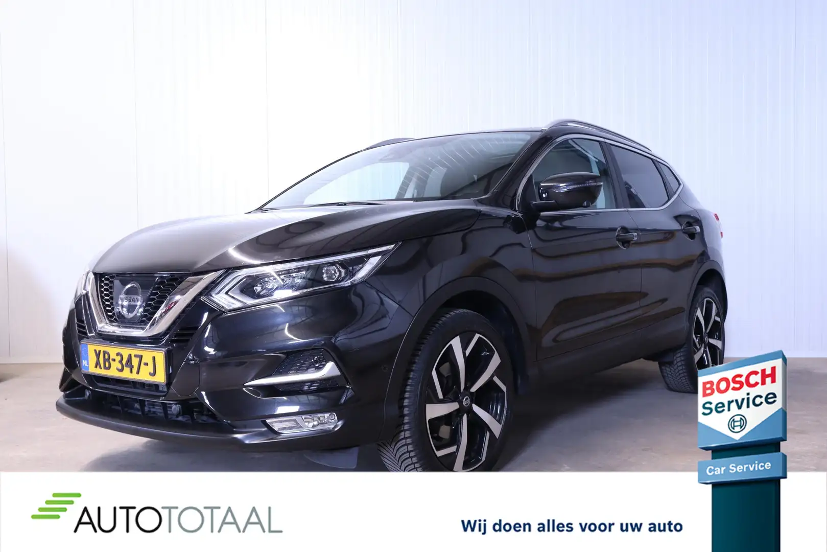 Nissan Qashqai 1.2 Tekna PANO - STOELVERW. - CRUISE - DAB Noir - 1