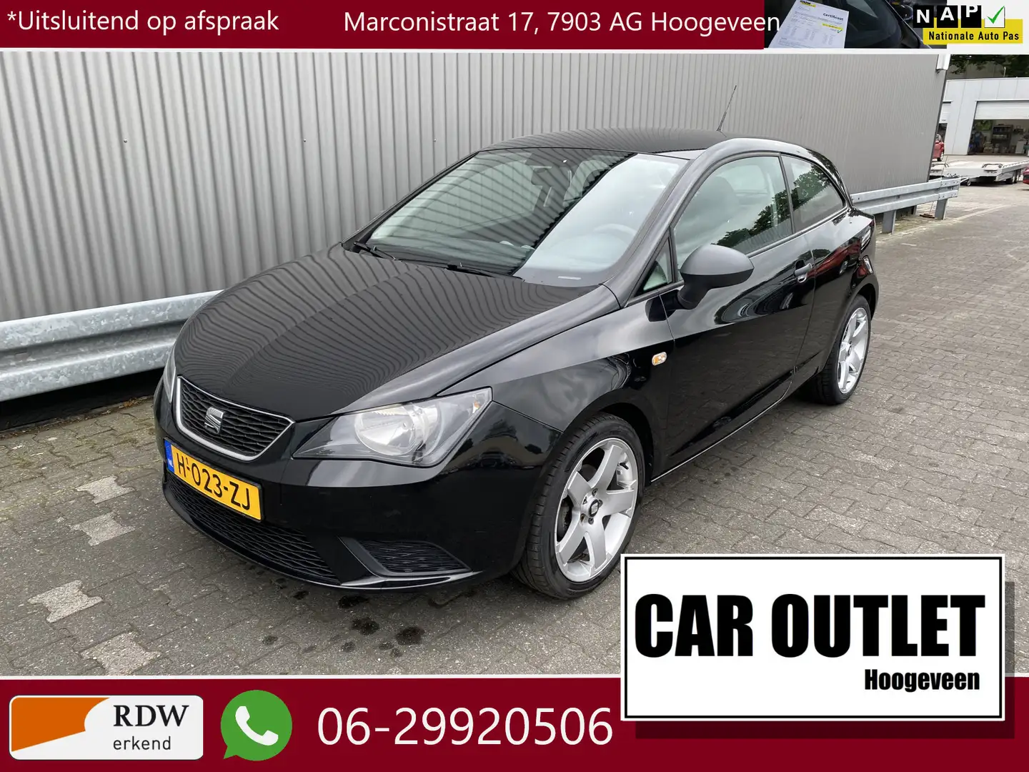 SEAT Ibiza SC 1.2 Entry 166Dkm. Pioneer Audio, LM, – Inruil M Zwart - 1