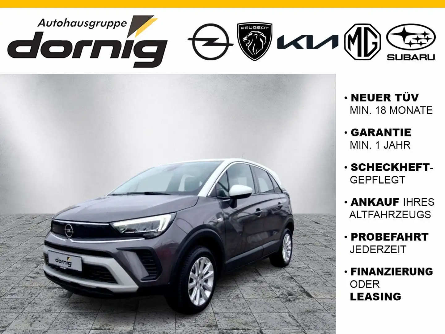 Opel Crossland X Crossland Elegance,Navi,SHZ,Kamera Grau - 1