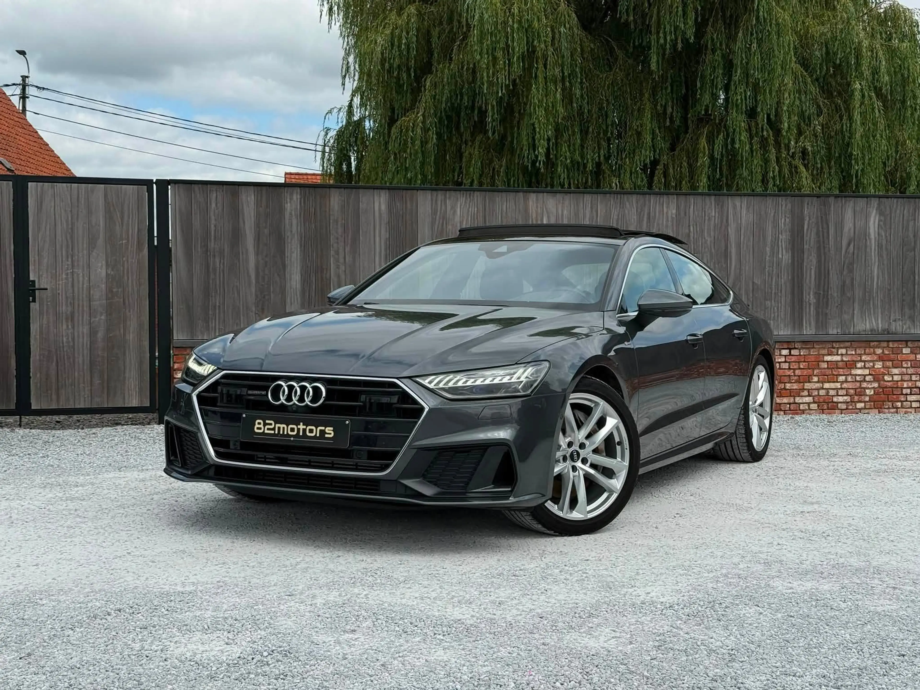 Audi A7 50TFSI e S-line/pano/b&o/softclose/hud/zetelkoeling/verwarmd stuur/btw