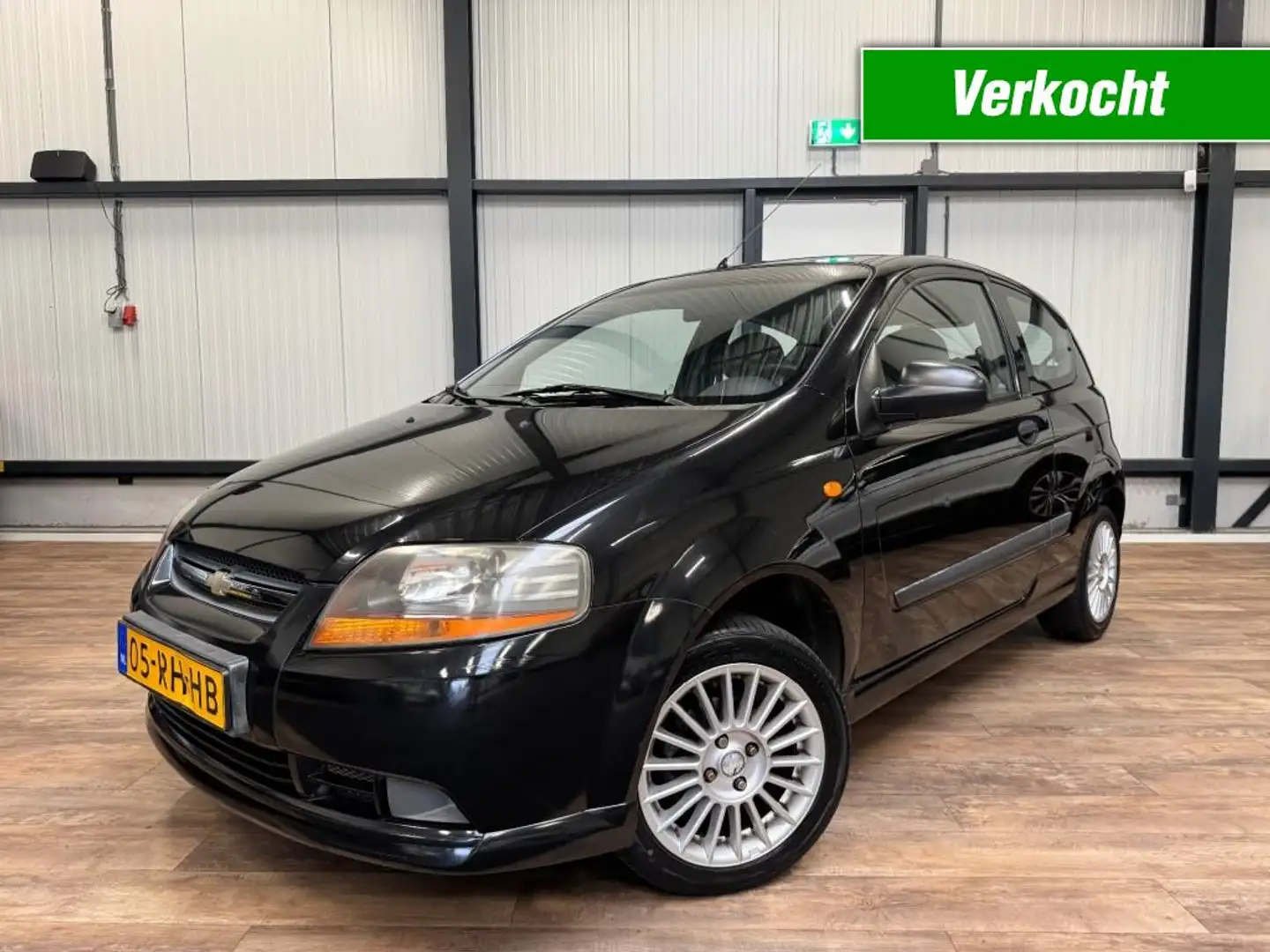Chevrolet Kalos 1.4-16V Spirit / AIRCO / UNIEK !! 61309KM / Zwart - 1