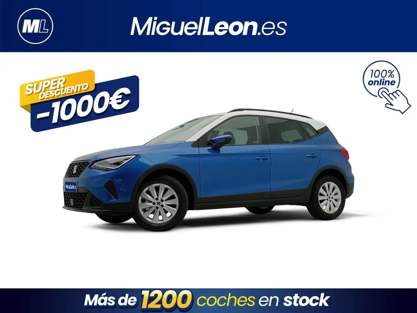 SEAT Arona 1.0 TSI S&S Style XM Edition 110 Bleu - 1