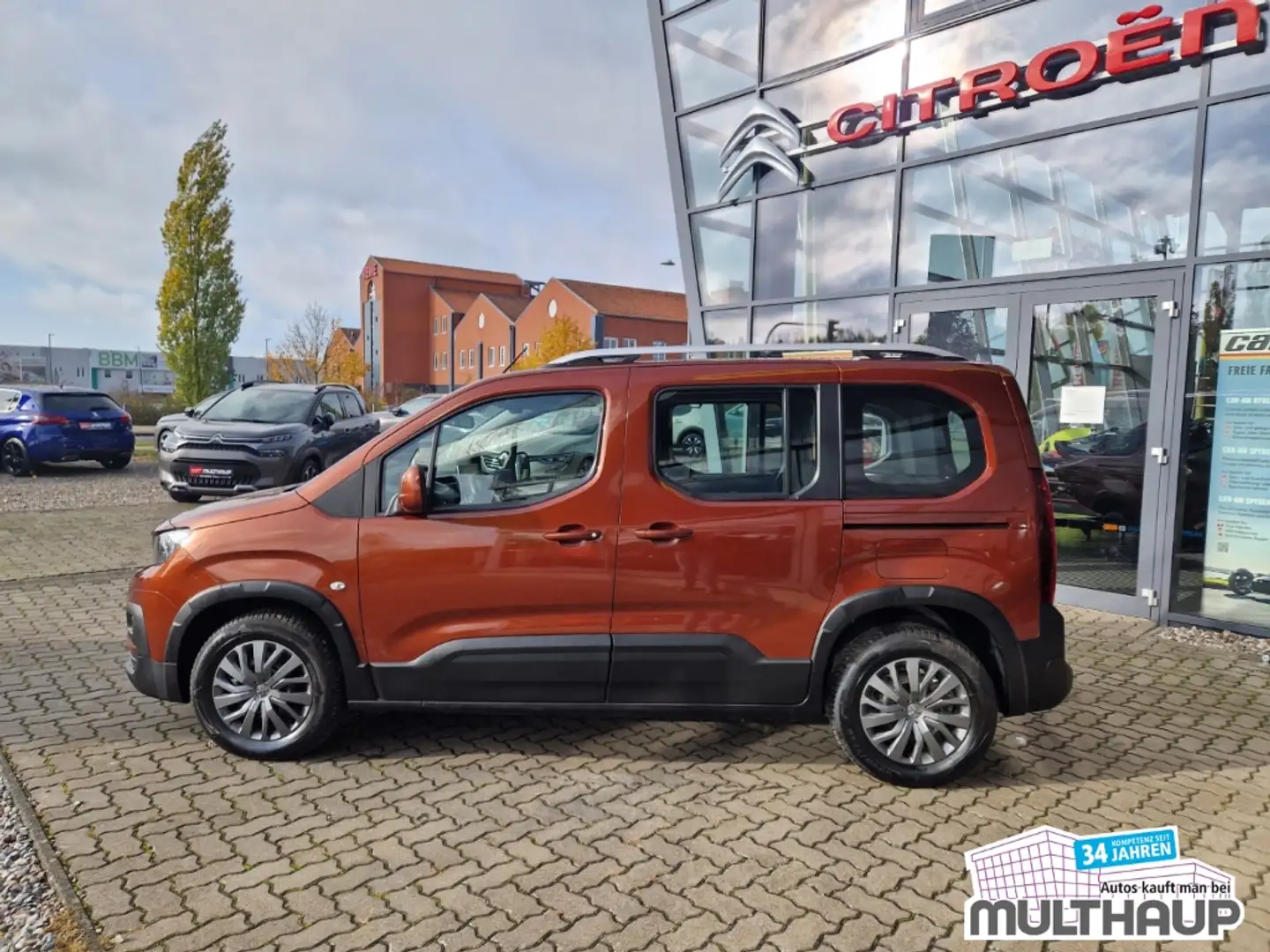 Peugeot Rifter Allure L1 BlueHDi 130 EAT8 SHZ PDCv+h Braun - 2