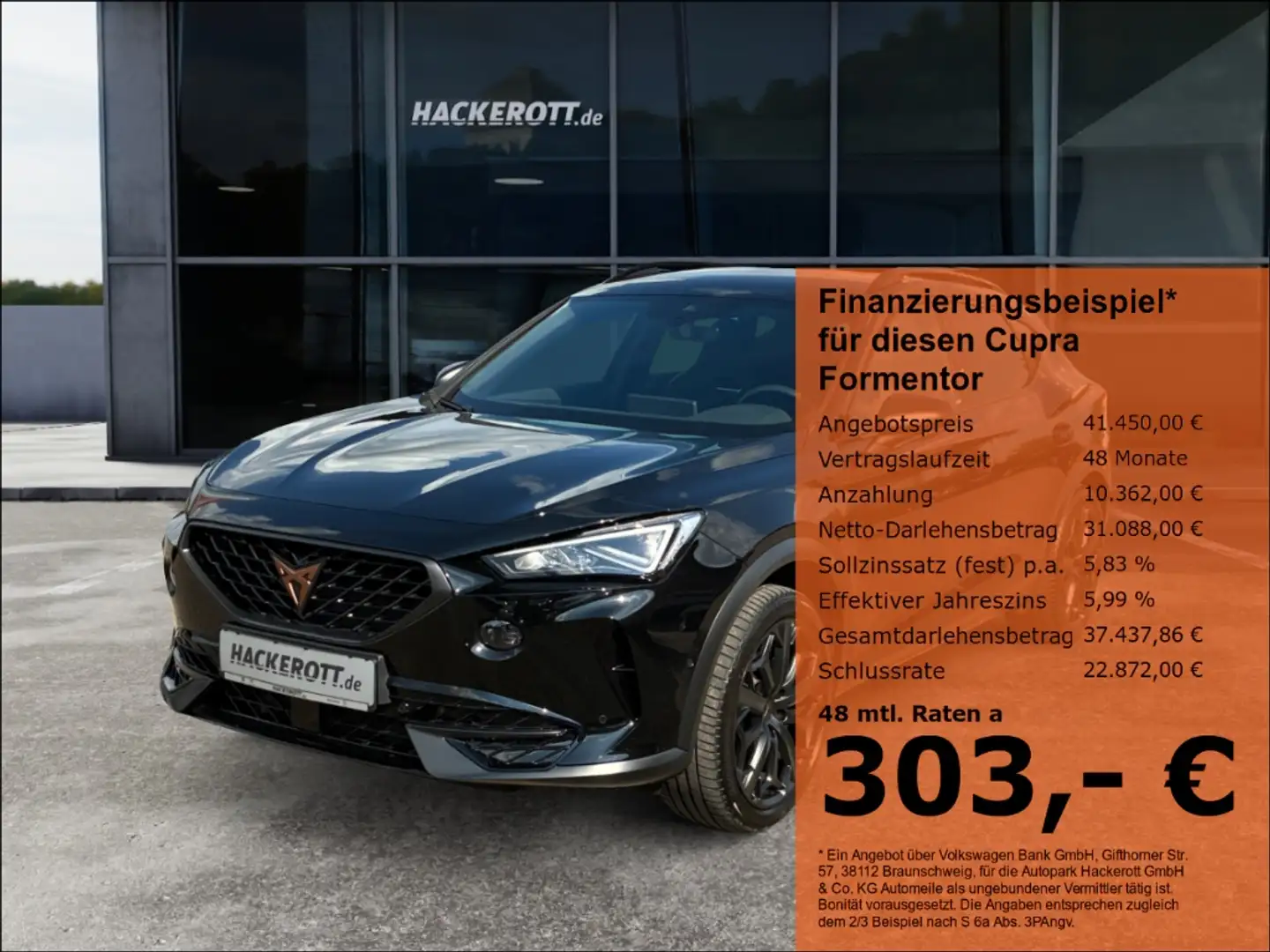 CUPRA Formentor VZ Tribe Edition 4Drive 2.0 TSI Digitales Cockpit Schwarz - 1