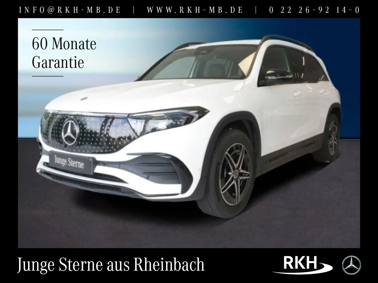 Mercedes-Benz EQB 300 EQB 300 4M AMG/Distr./360°/Memory/LED/Night-Pa. Білий - 1
