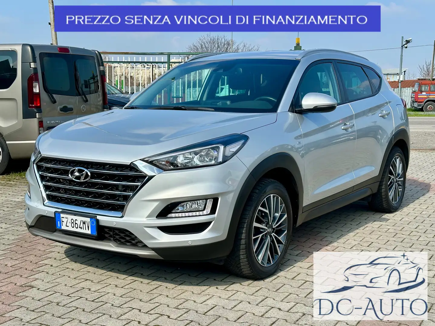 Hyundai TUCSON 1.6 crdi 48V Exellence 2wd 136cv dct ** IBRIDO ** Argento - 1