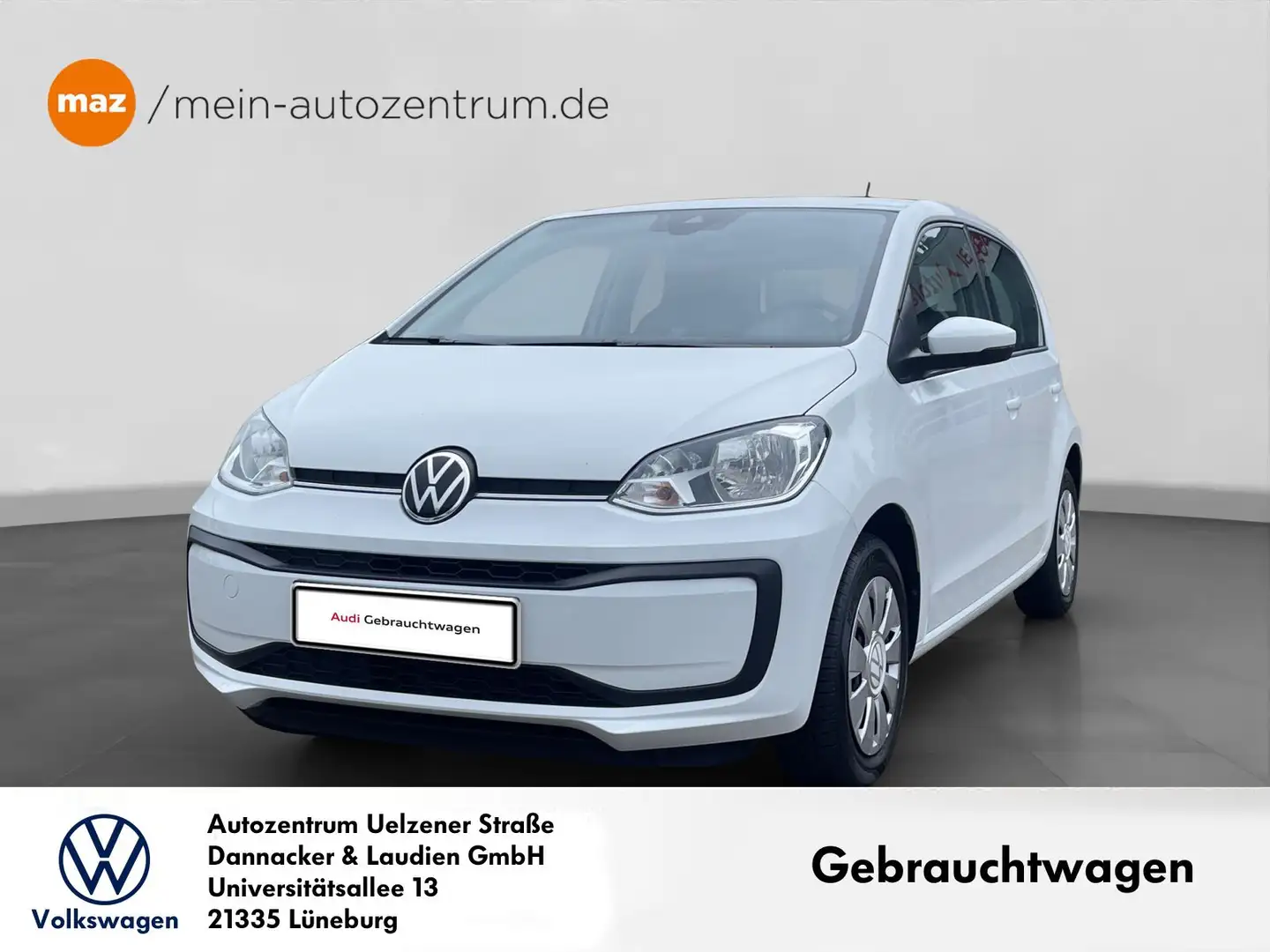 Volkswagen up! 1.0 4 Doors Maps+More Klima Comp. Phone Blueto Blanco - 1
