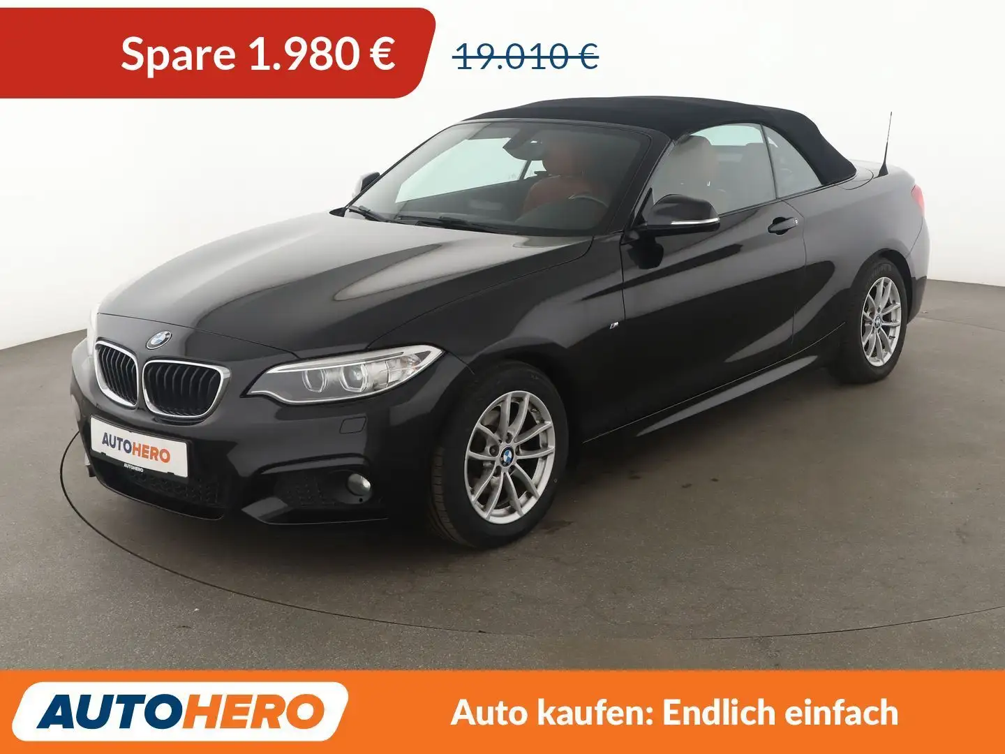 BMW 218 218i M Sport *NAVI*BiXENON*PDC*TEMPO*SHZ*ALU* Noir - 1