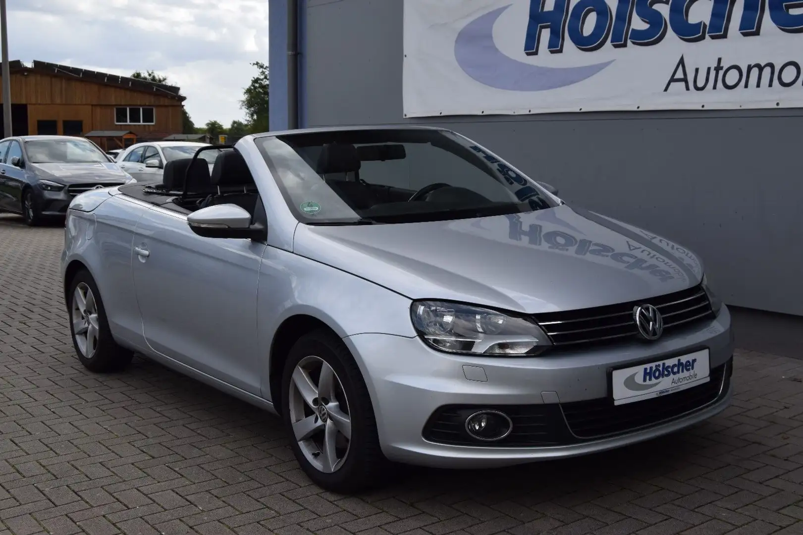 Volkswagen Eos Sport,Navi,Leder,Sitzh,Parks,Allwetterr,, Argent - 1