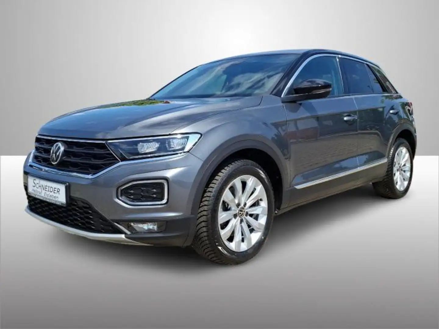 Volkswagen T-Roc 2.0 TDI DSG SPORT AZV+ACC+LED+SHZ Bluetooth Grau - 1