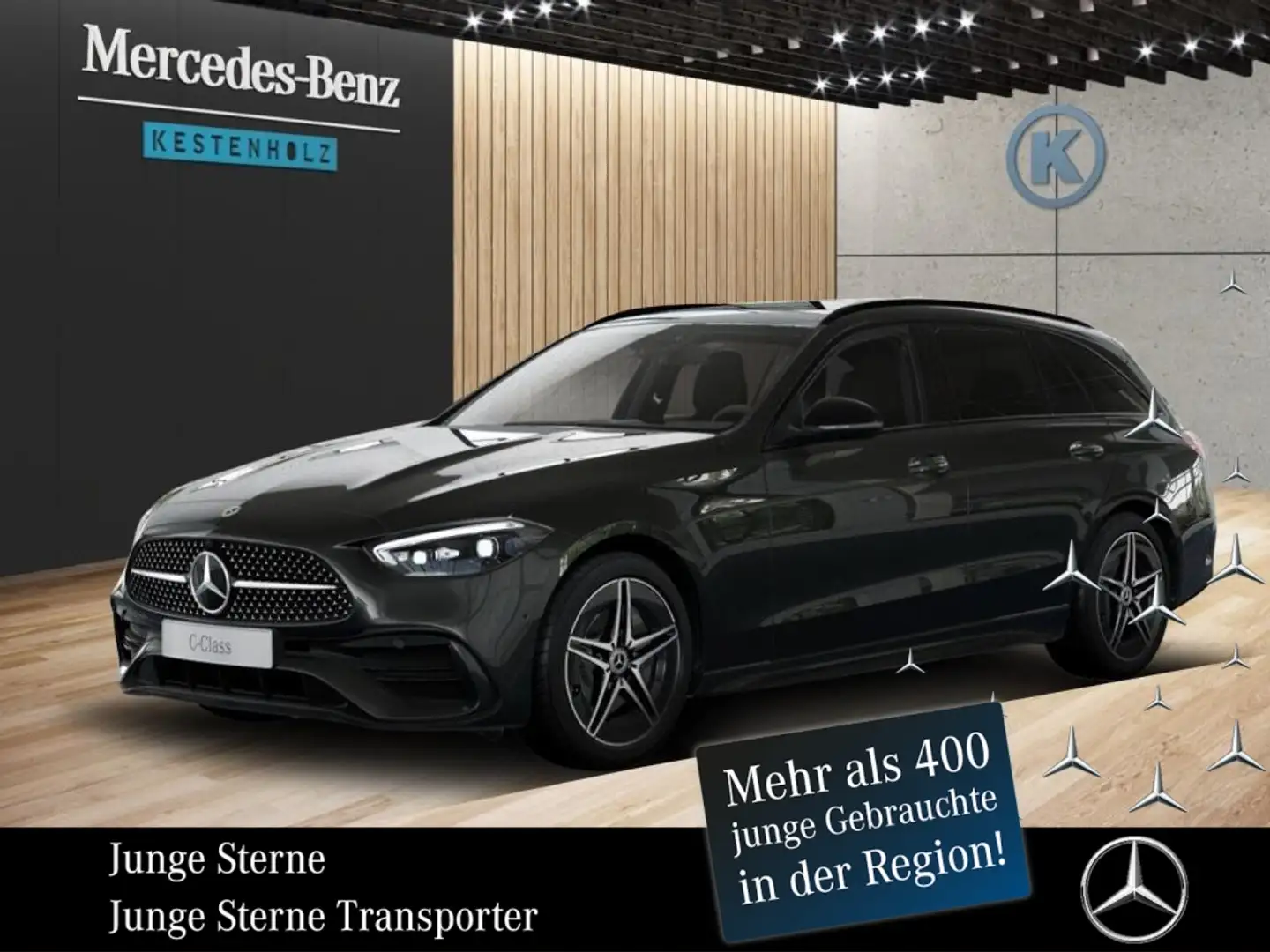 Mercedes-Benz C 220 C 220 d T-Modell *AMG*Night*MBUX*Memory*PANO*AHK Grau - 1
