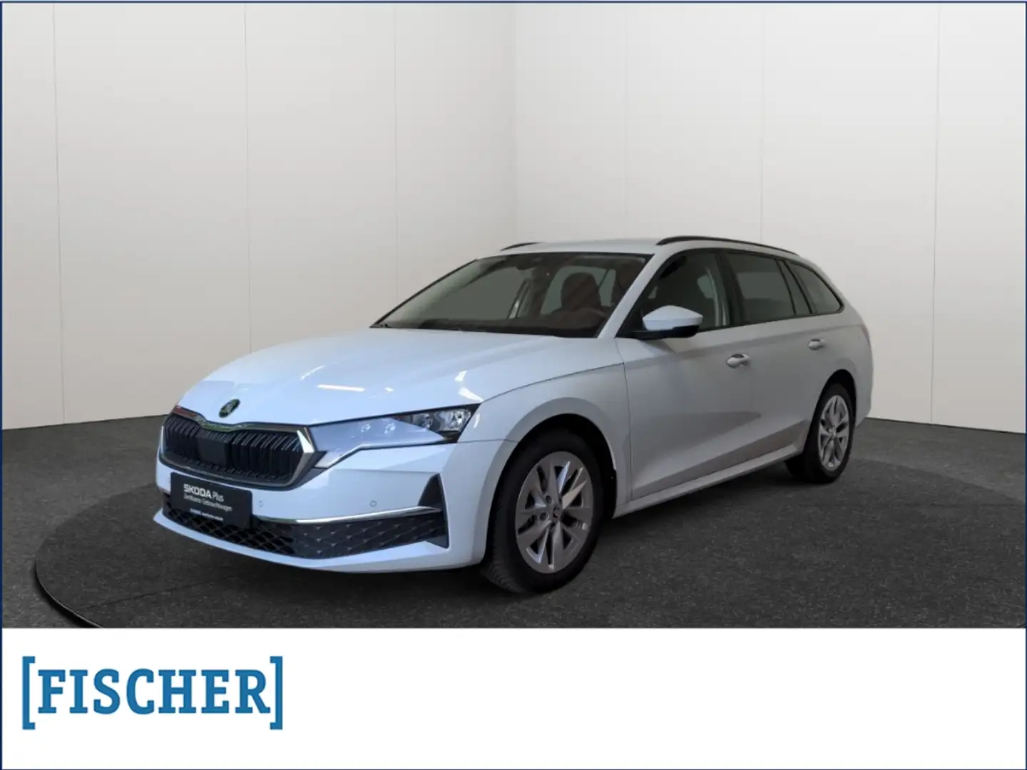 Skoda Octavia Combi 1.5 eTSI DSG Selection LED AHK Navi Rear Vie Weiß - 1