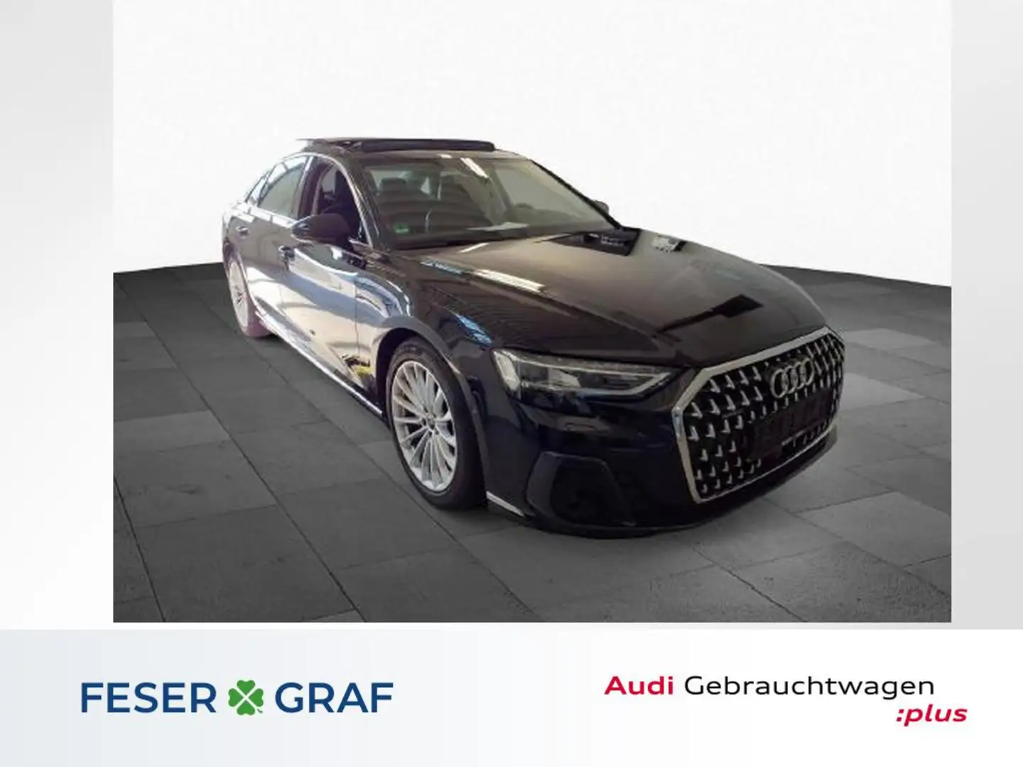 Audi A8 50 TDI quattro tiptronic Pano HD Matrix AIR Schwarz - 1