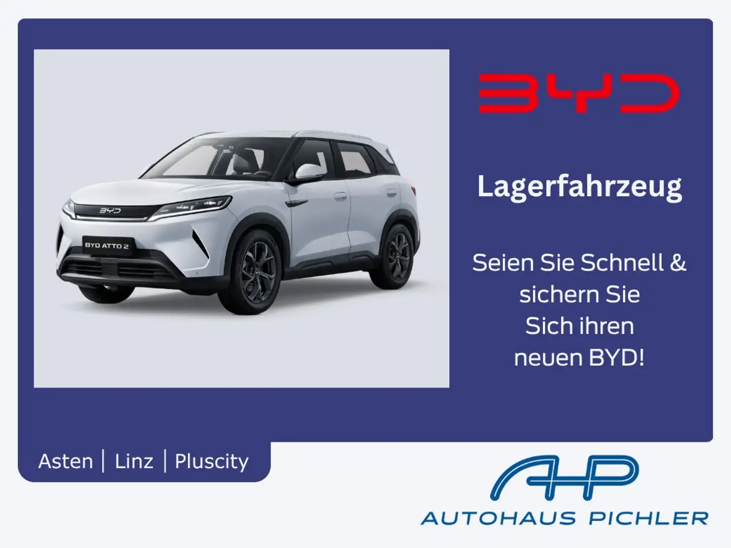 BYD Atto 2 BYD Atto 2 Active 177PS Aut. LAGER AKTION Grün - 1