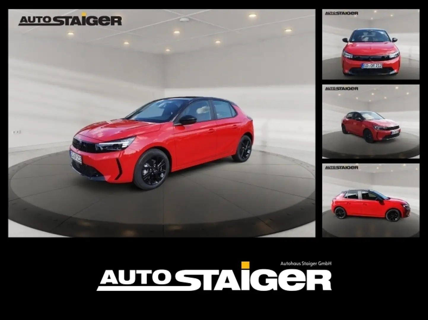 Opel Corsa F 1.2 Turbo e e) YES FLA LM LED SpurH Rot - 1
