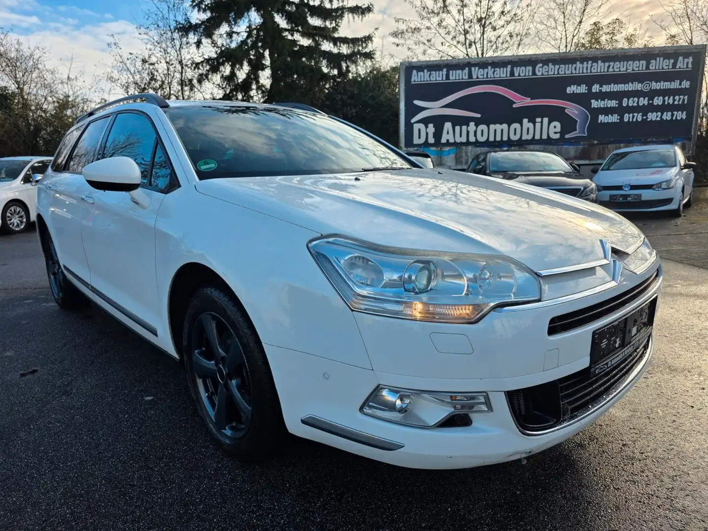 Citroen C5 Tourer HDi 170 Biturbo FAP Exclusive/Luftfede Weiß - 1