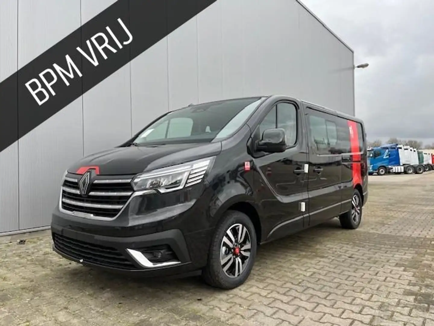 Renault Trafic Exclusive DUBBELE CABINE Zwart - 1