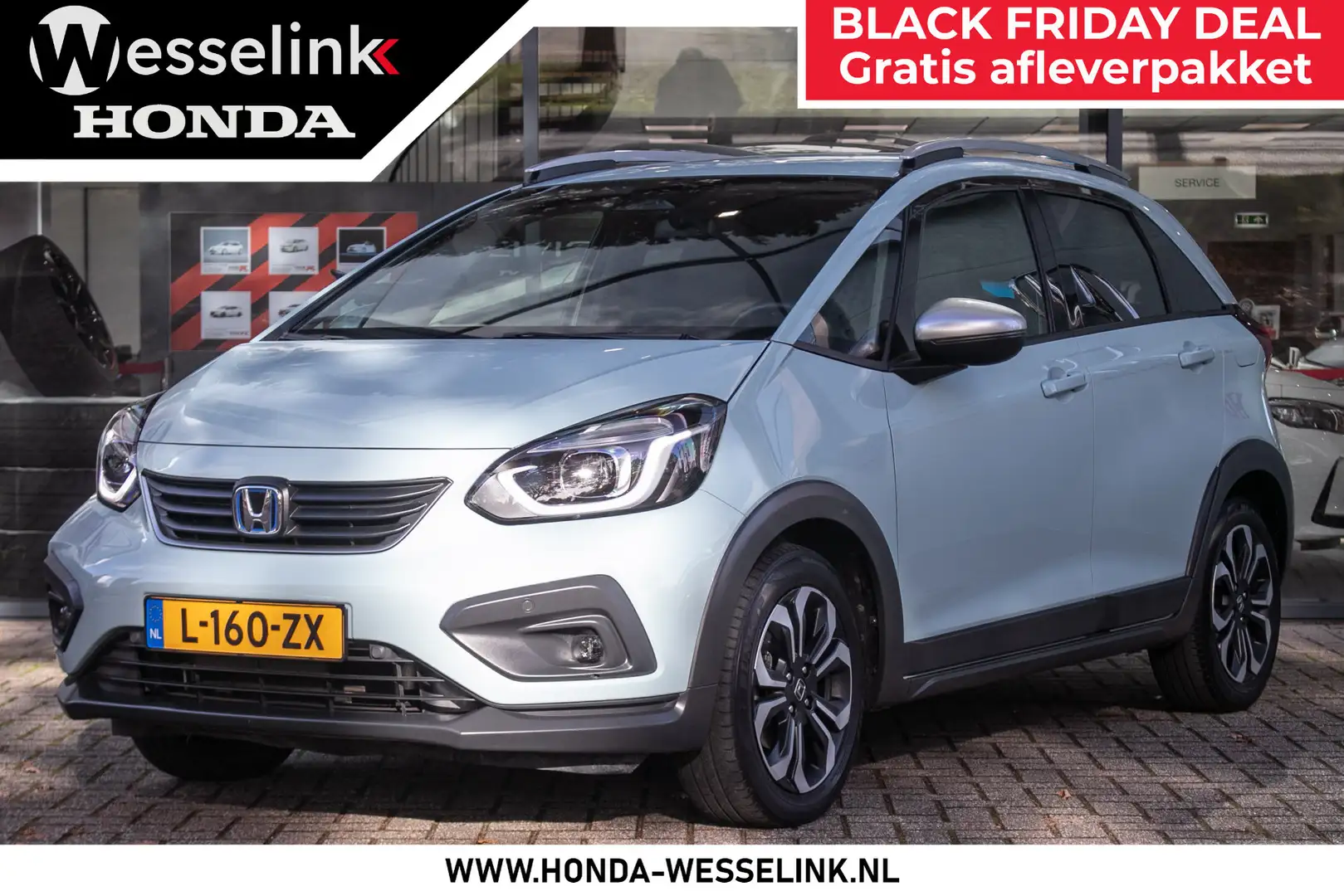 Honda Jazz 1.5 e:HEV Crosstar - Trekhaak afn. | Navi | Camera Blau - 1