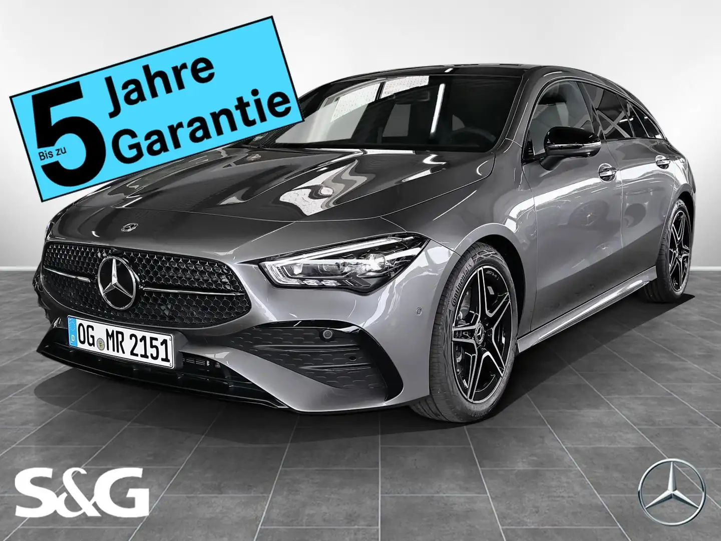 Mercedes-Benz CLA 200 AMG MBUX+360°+M-LED+Pano+ Gris - 1
