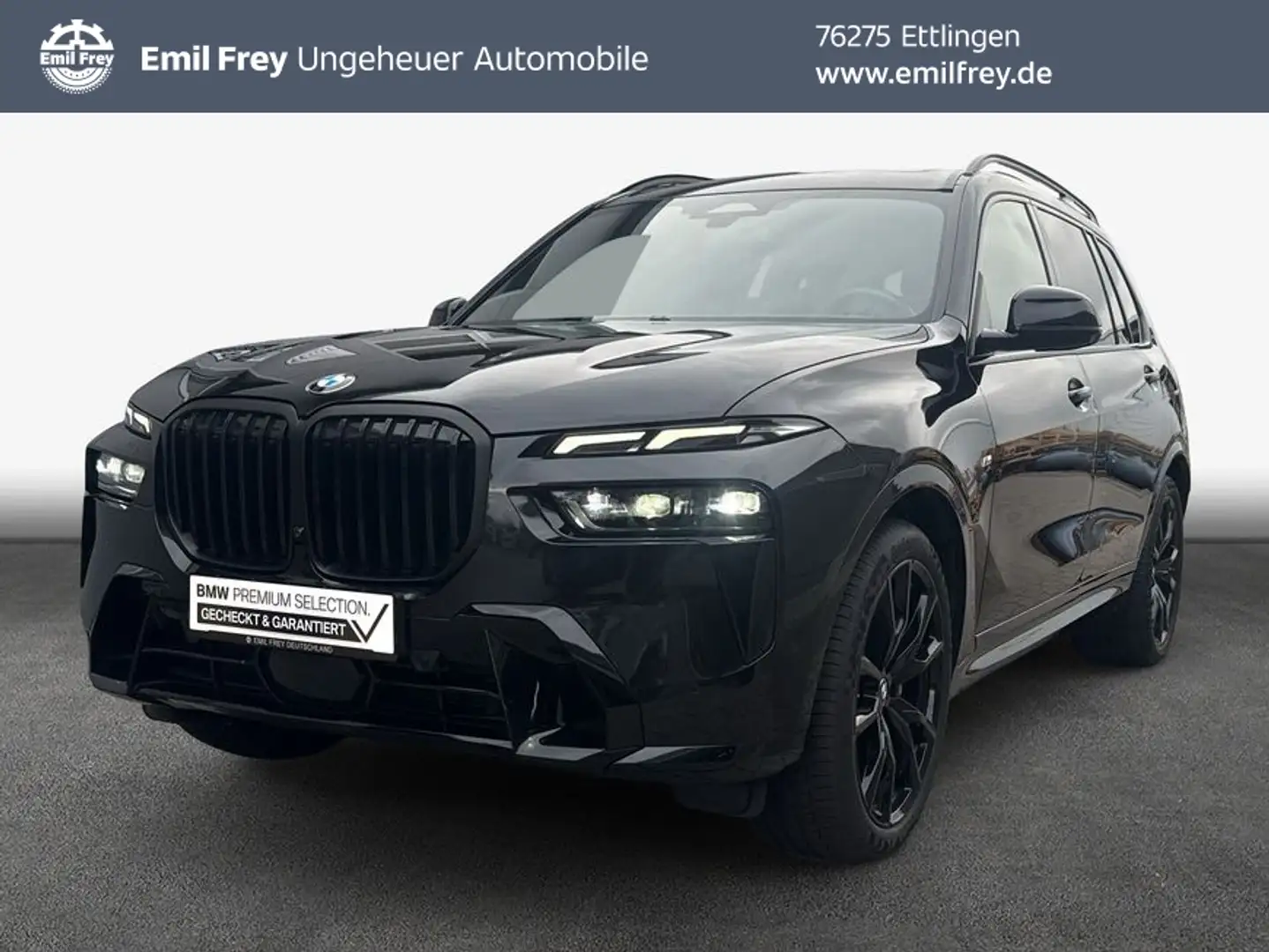 BMW X7 xDrive40d, M-Sportpaket, SHZ, Panoramadach Schwarz - 1