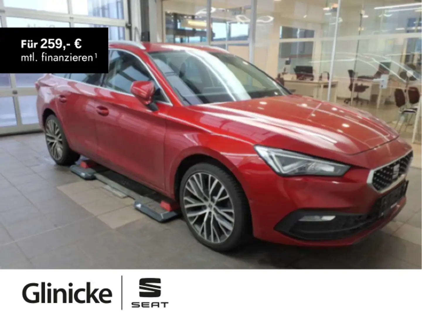 SEAT Leon 1.5 TSI Xcellence Sportstourer Navi LED RFK Rot - 1