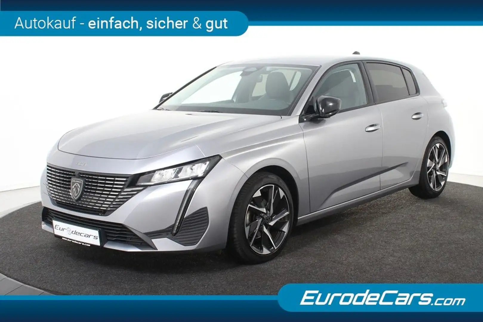 Peugeot 308 Allure 130 *1.Hand*T-Leder*Navi*360* Grau - 1