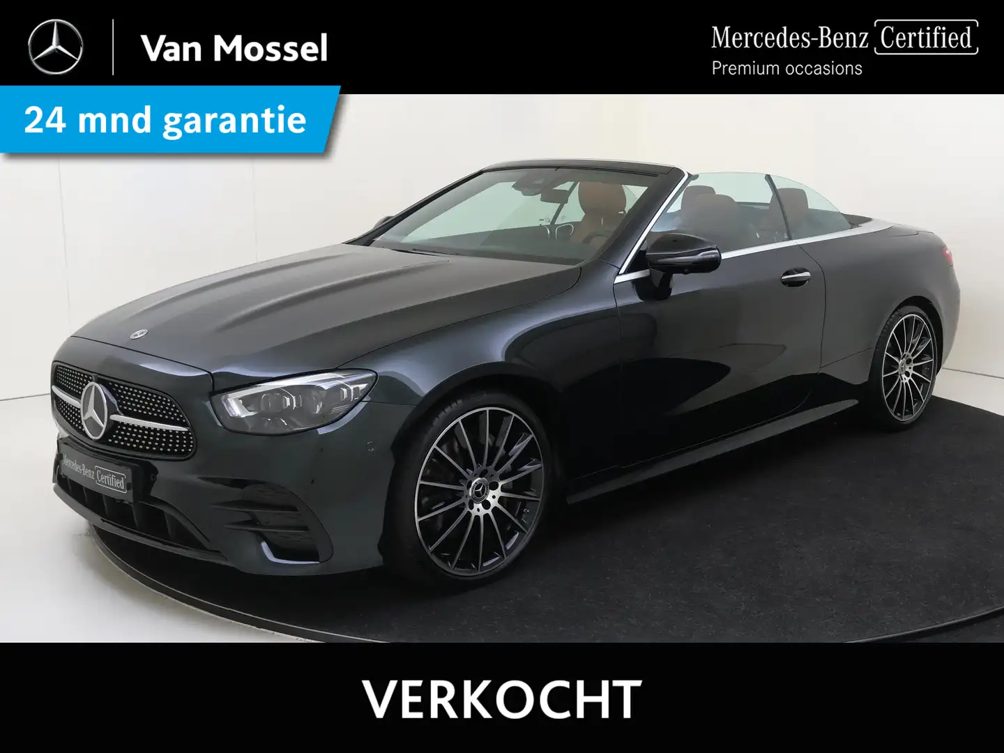 Mercedes-Benz E 200 Cabrio AMG Line / 20 inch/ Burmester/ Memory/ Verde - 1