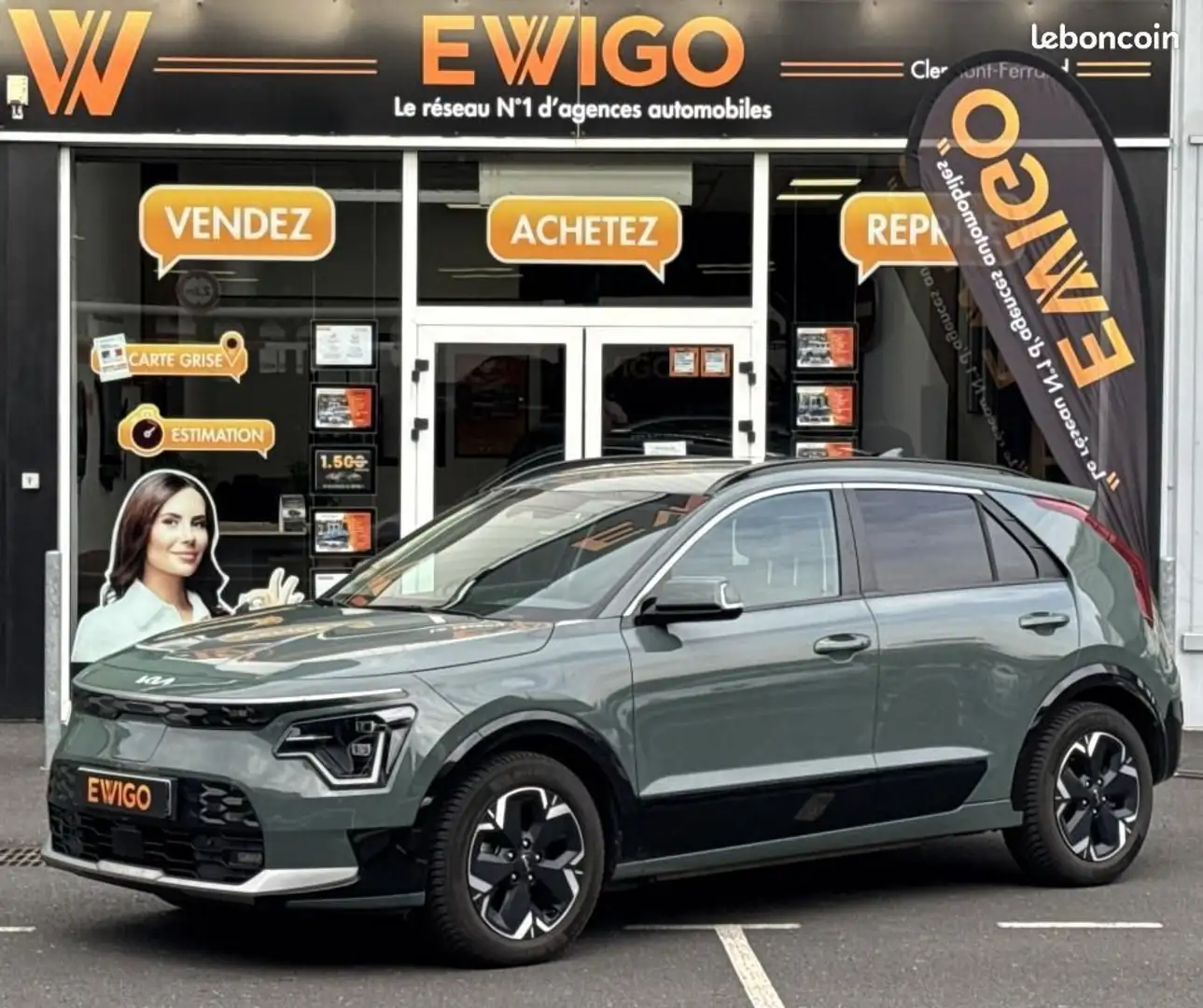 Kia Niro e-niro ELECTRIC 205 39PPM 64KWH PREMIUM BUSINESS B zelena - 1