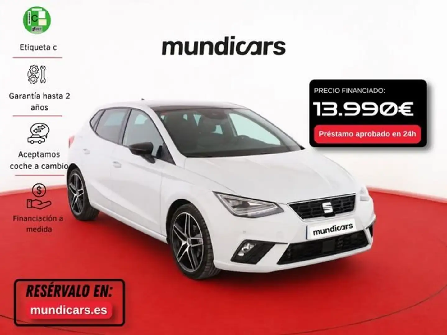 SEAT Ibiza 1.0 TSI FR Blanco - 1