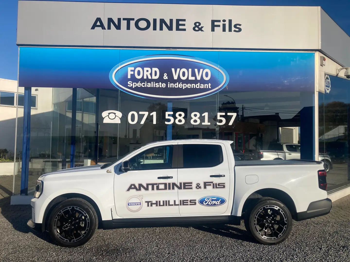 Ford Ranger Ranger 3.0 EcoBlue e-4WD MS-RT Blanc - 1