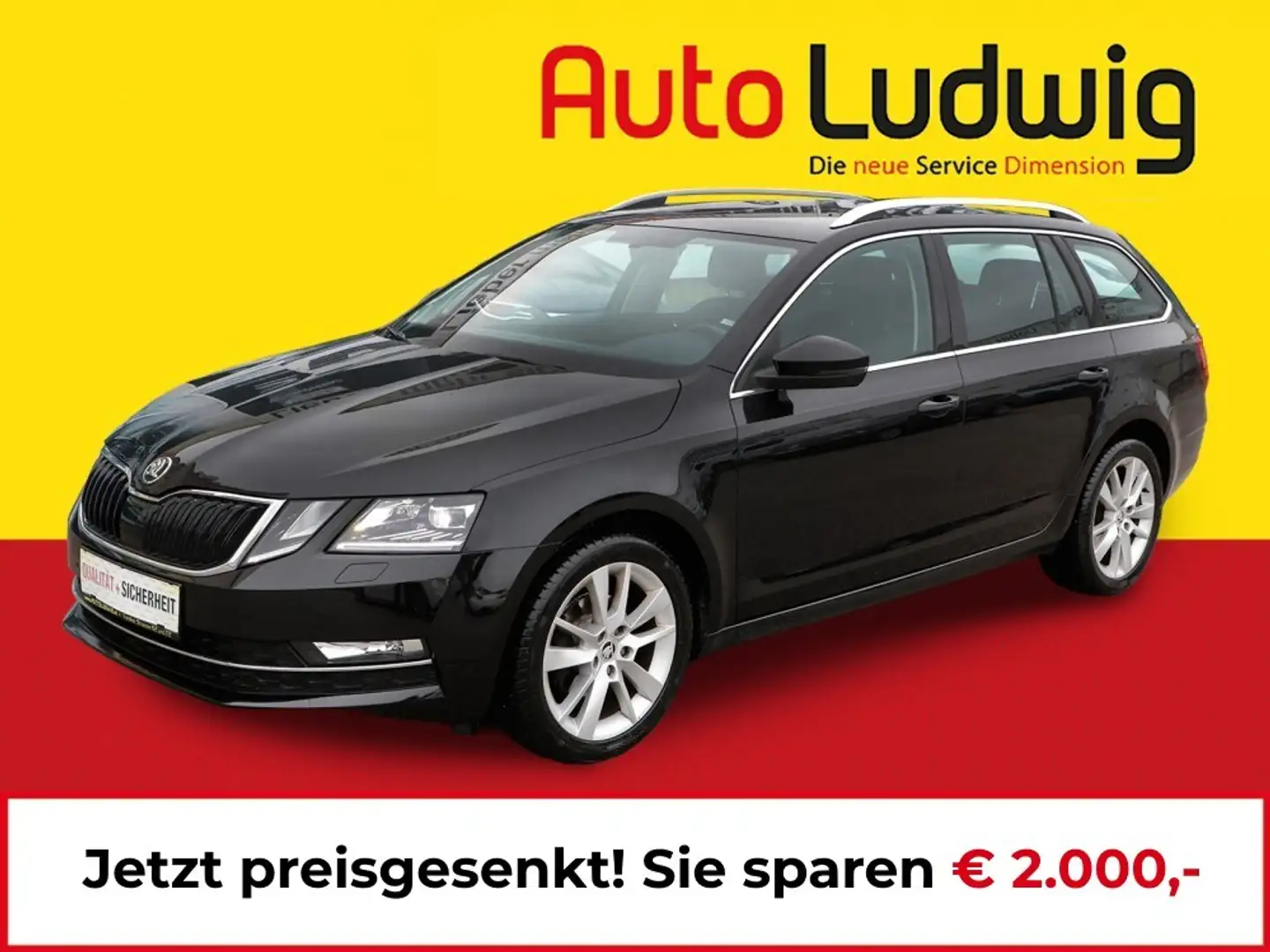Skoda Octavia Combi 1,6 TDI Style Limited*AHK*PDC*LED*SHZ*TEM... Schwarz - 1