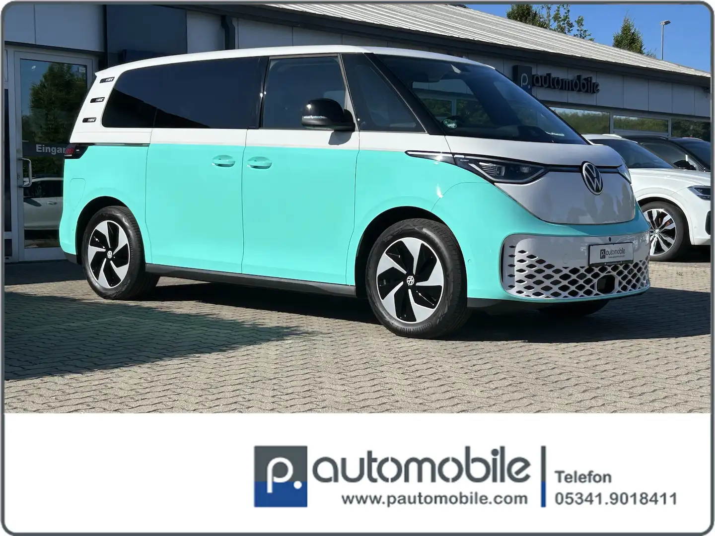 Volkswagen ID. Buzz 150 kW Pro*AHK*VC*IQ*ACC*NAVI* Groen - 1