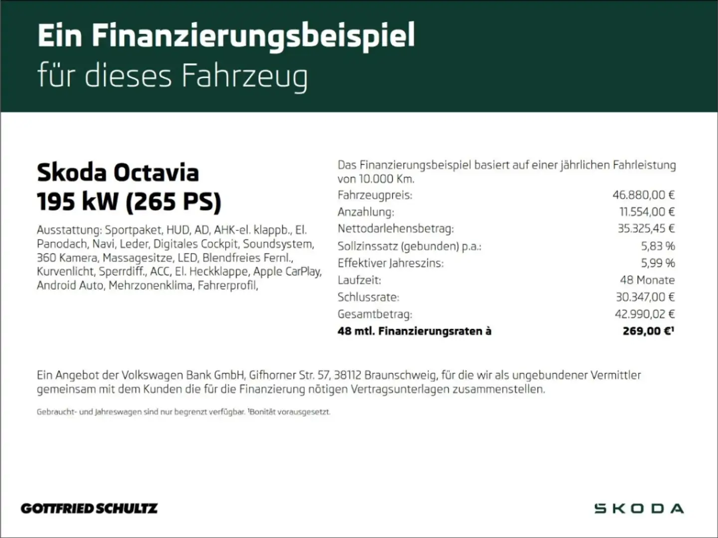 Skoda Octavia Combi RS 2.0 TSI DSG Grau - 2