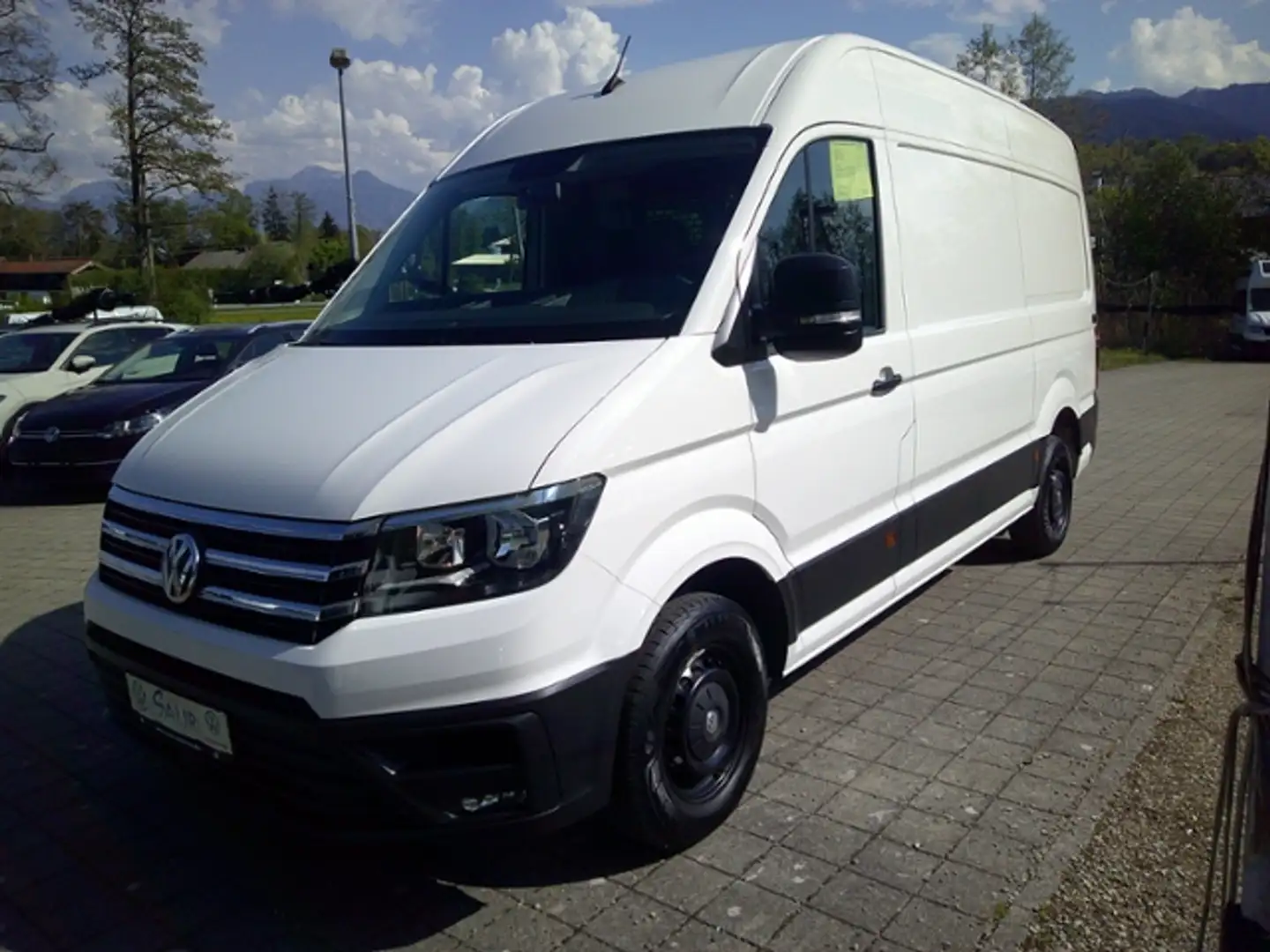Volkswagen Crafter Kasten 35 Trendline MR Hochdach*Klima*Navi*AHK*GR Weiß - 2