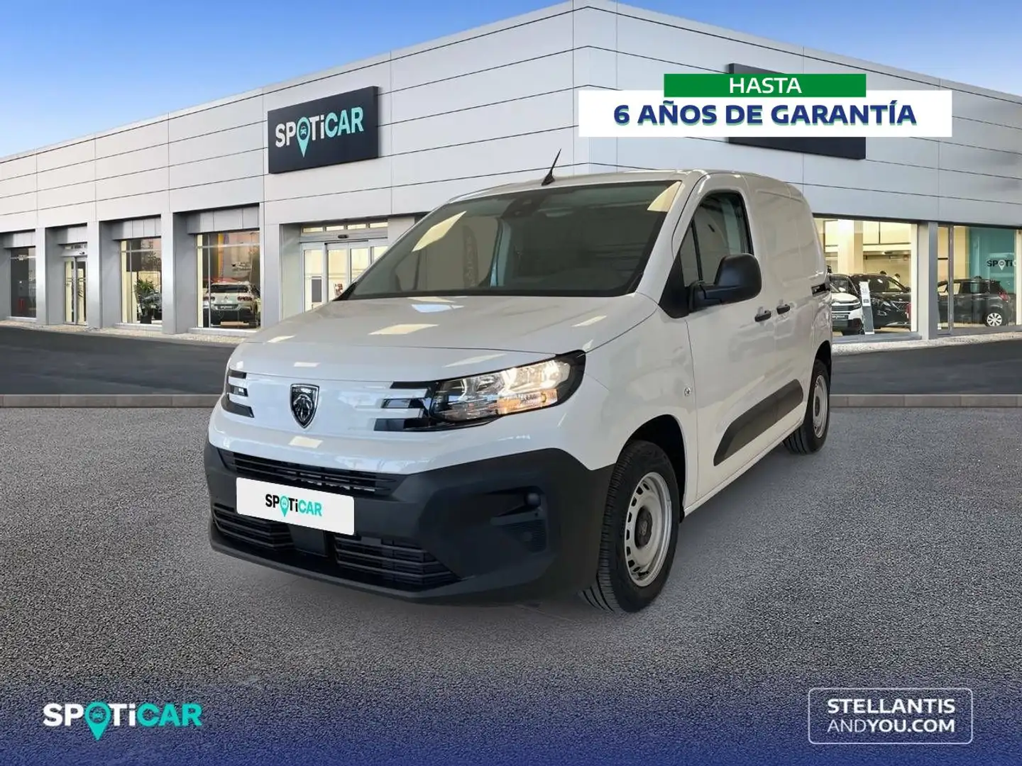 Peugeot Partner Standard 600kg BlueHDi 73kW - Wit - 1