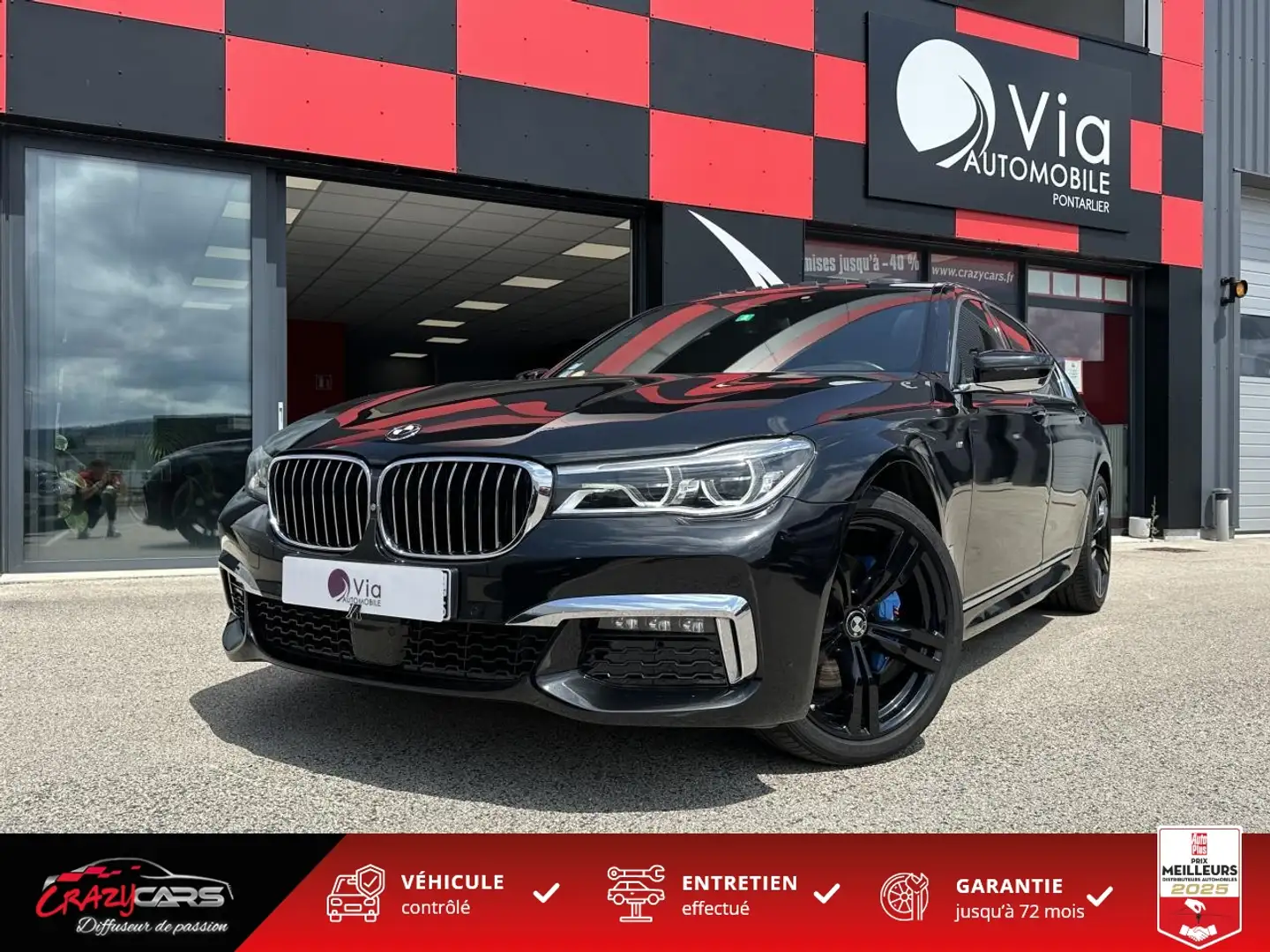BMW 730 730d xDrive M Sport - BVA Noir - 1