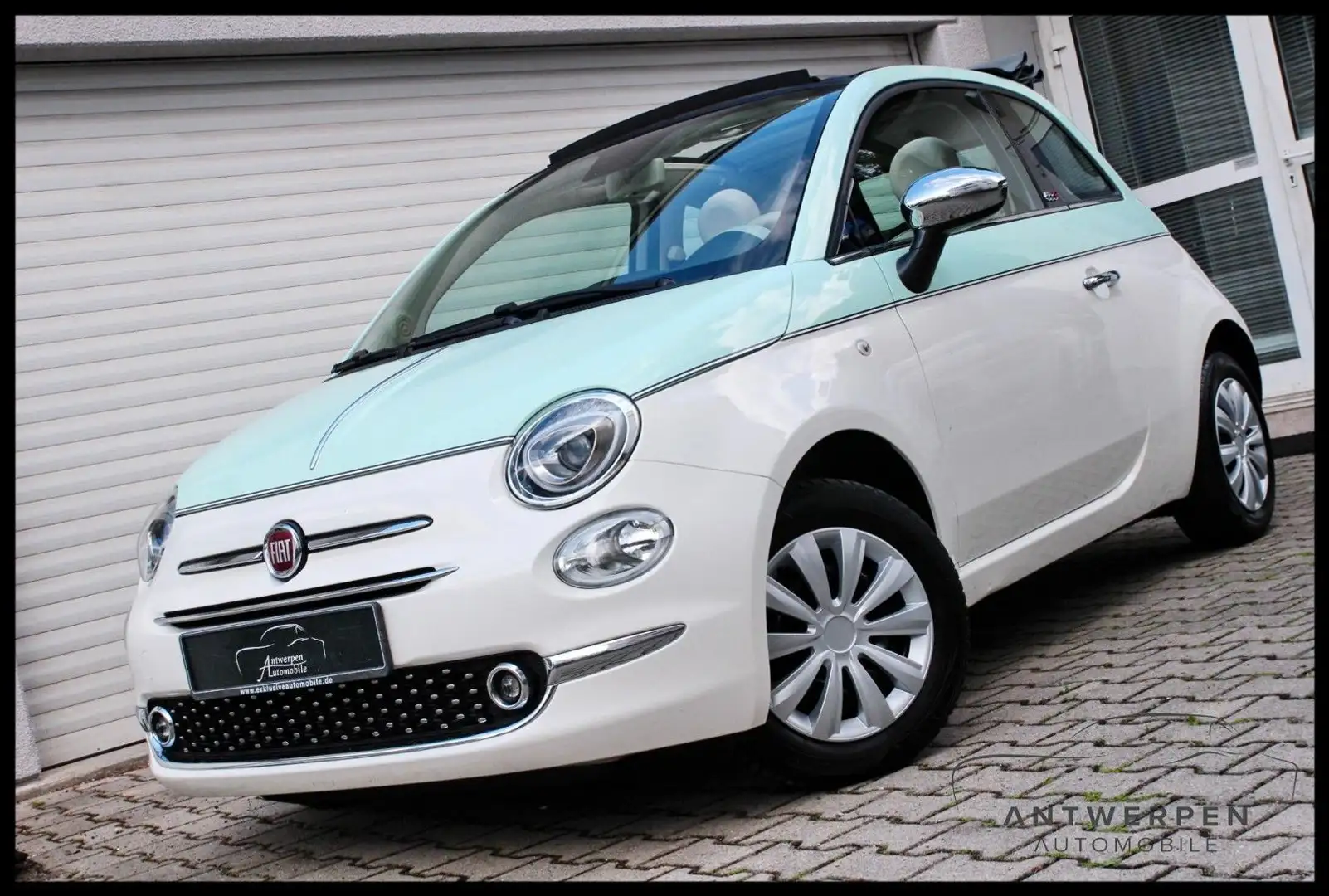 Fiat 500C *Collezione*Cabrio*Klimaauto*Euro6*Bicolore* Weiß - 1