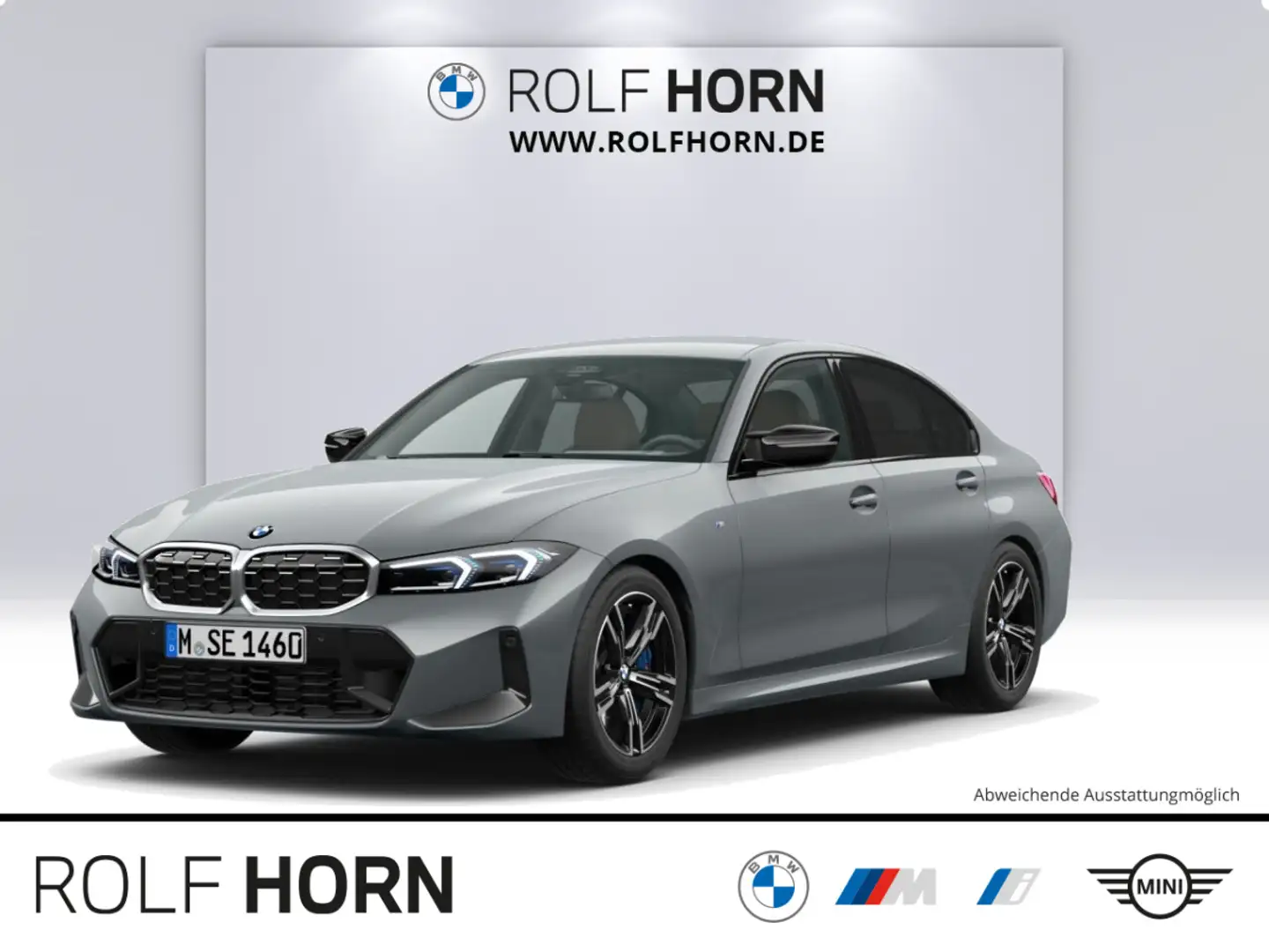 BMW 340 M340d xDrive Navi HeadUp adLED RKam Leder Sitzhz Grau - 1