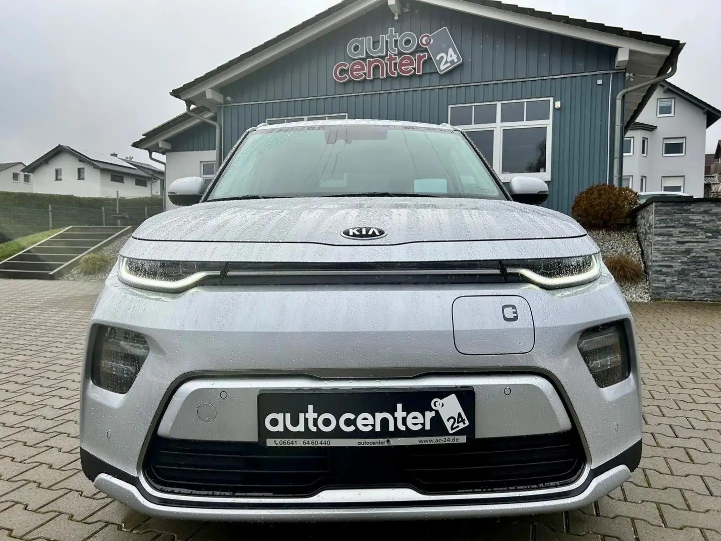 Kia Soul e-Soul Spirit°64 kWh°CCS°AHK°HeadUp°Leder°1.Hand Argent - 1