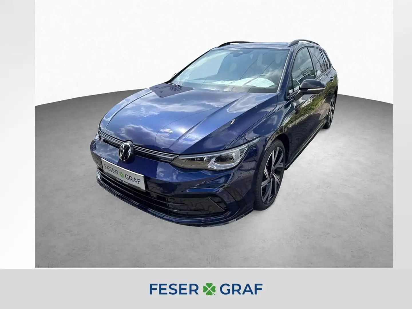 Volkswagen Golf 2.0 TDI DSG R-LINE BLACK AHK KAM HUD PANO Blau - 1