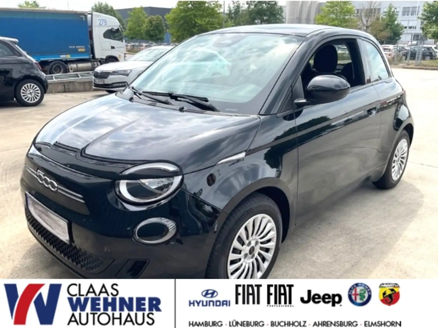 Fiat 500e e Neuer Action MJ22 One Pedal Drive Klimaanlage Schwarz - 1