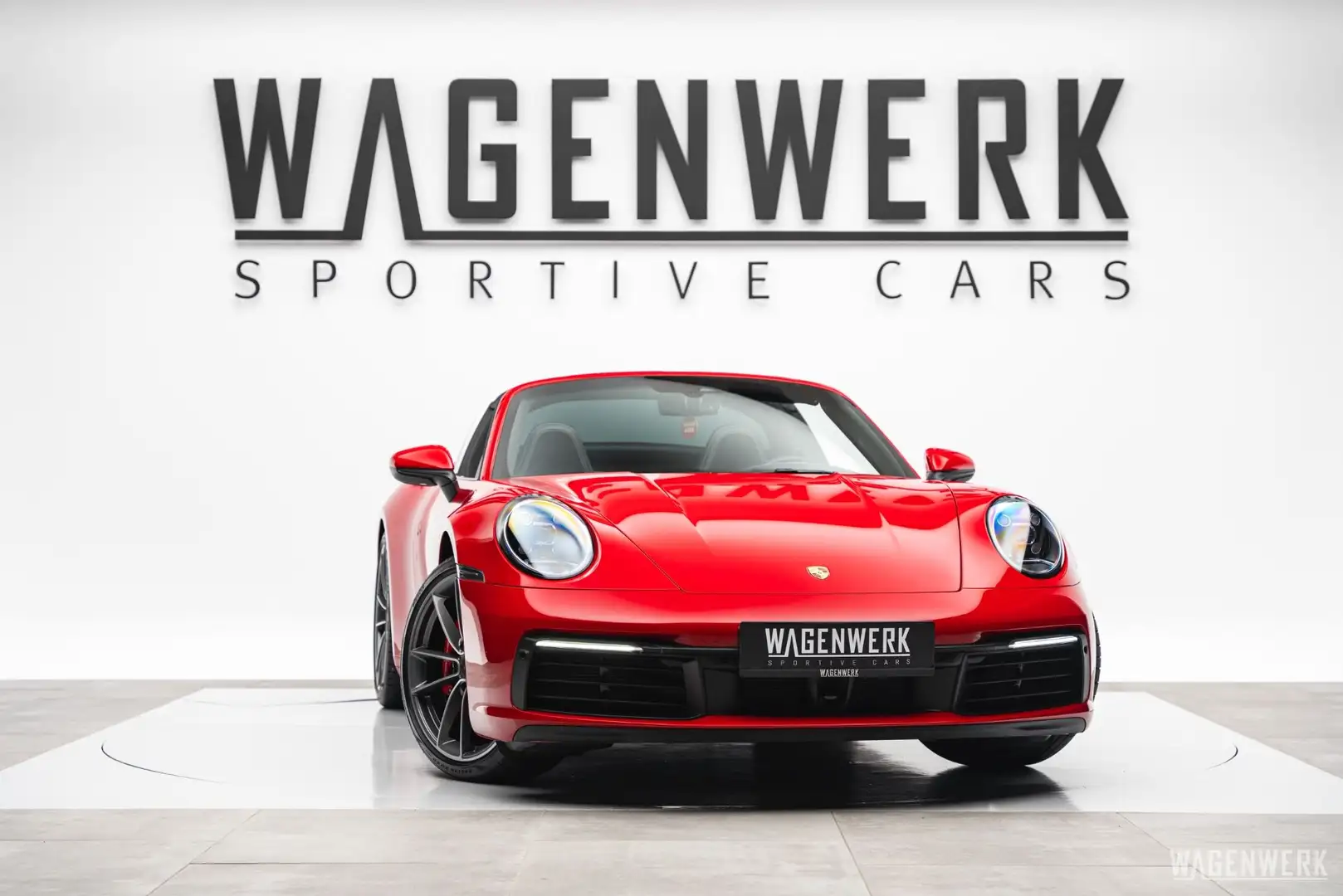 Porsche 992 Targa 4S SPORTDESIGN SITZLÜFTUNG KEYLESS ACC 14-W Rot - 1