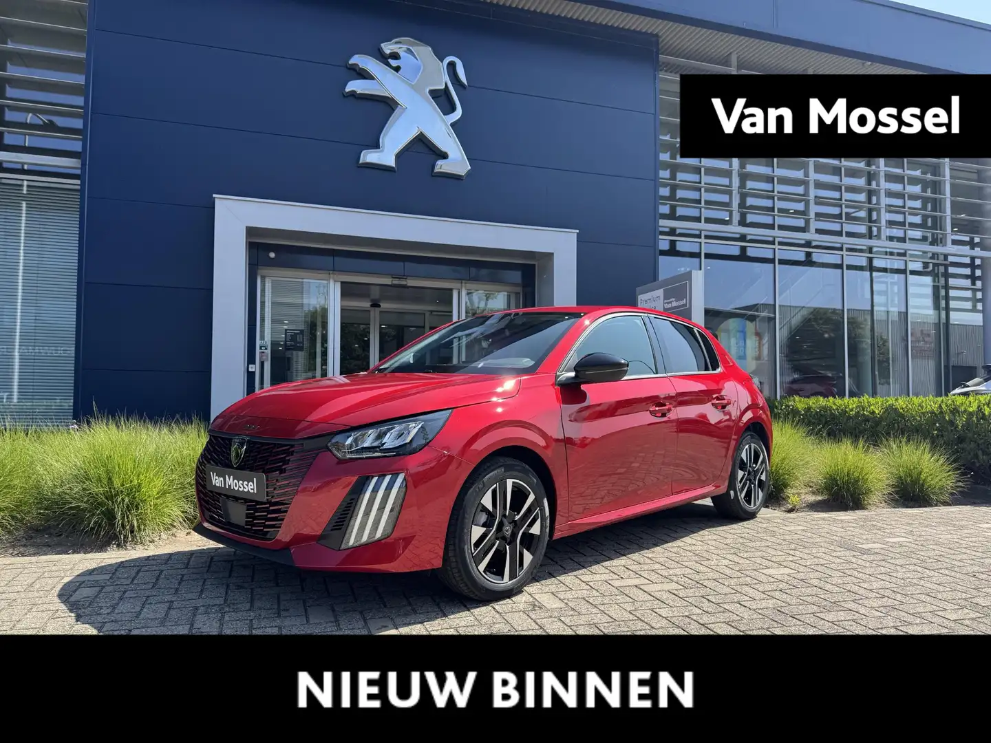 Peugeot 208 1.2 Hybrid 145 e-DCS6 Allure l Voorraad l Rouge El - 1