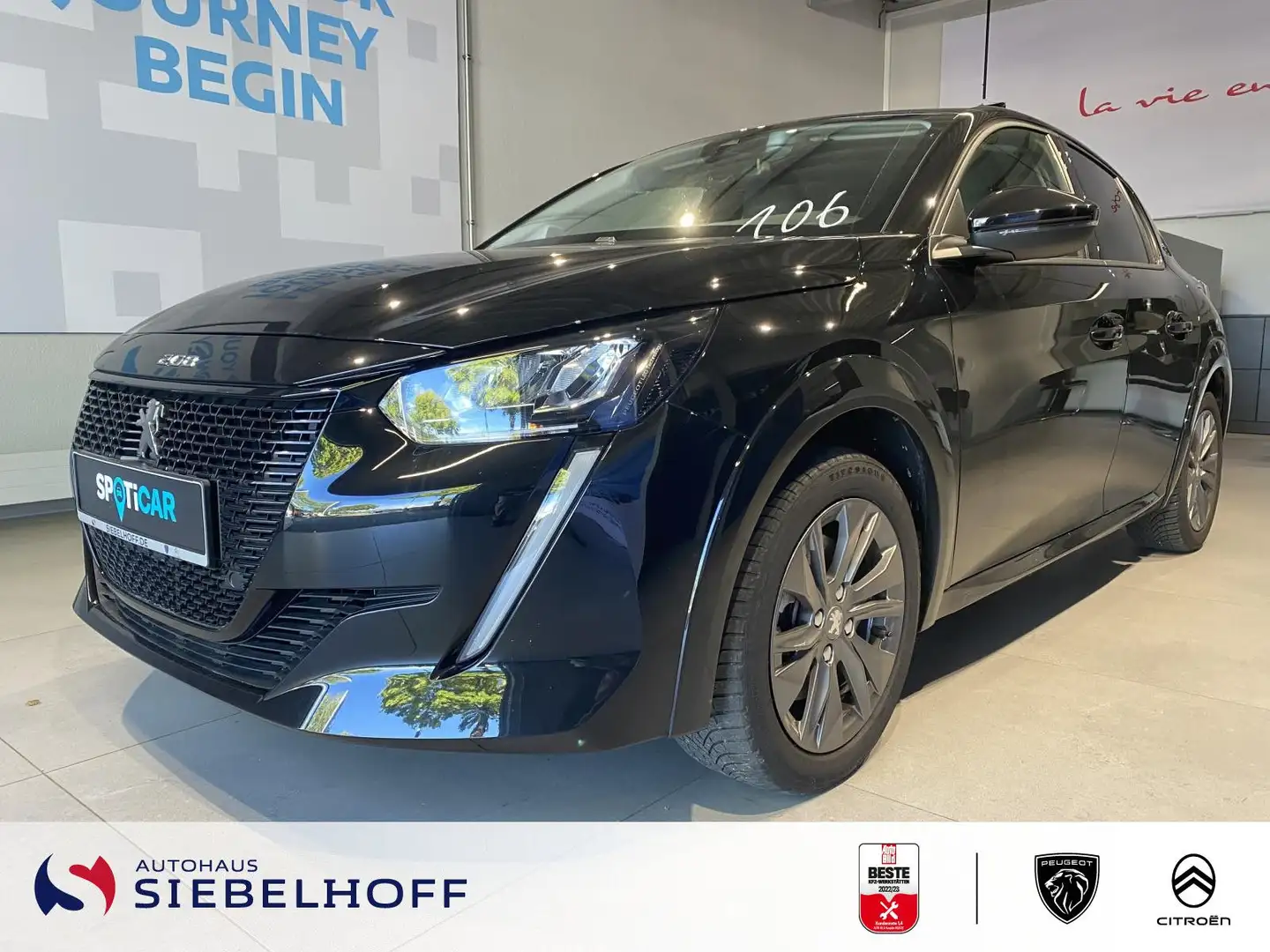 Peugeot 208 e-208 Allure Pack Elektromotor 136 Schwarz - 2