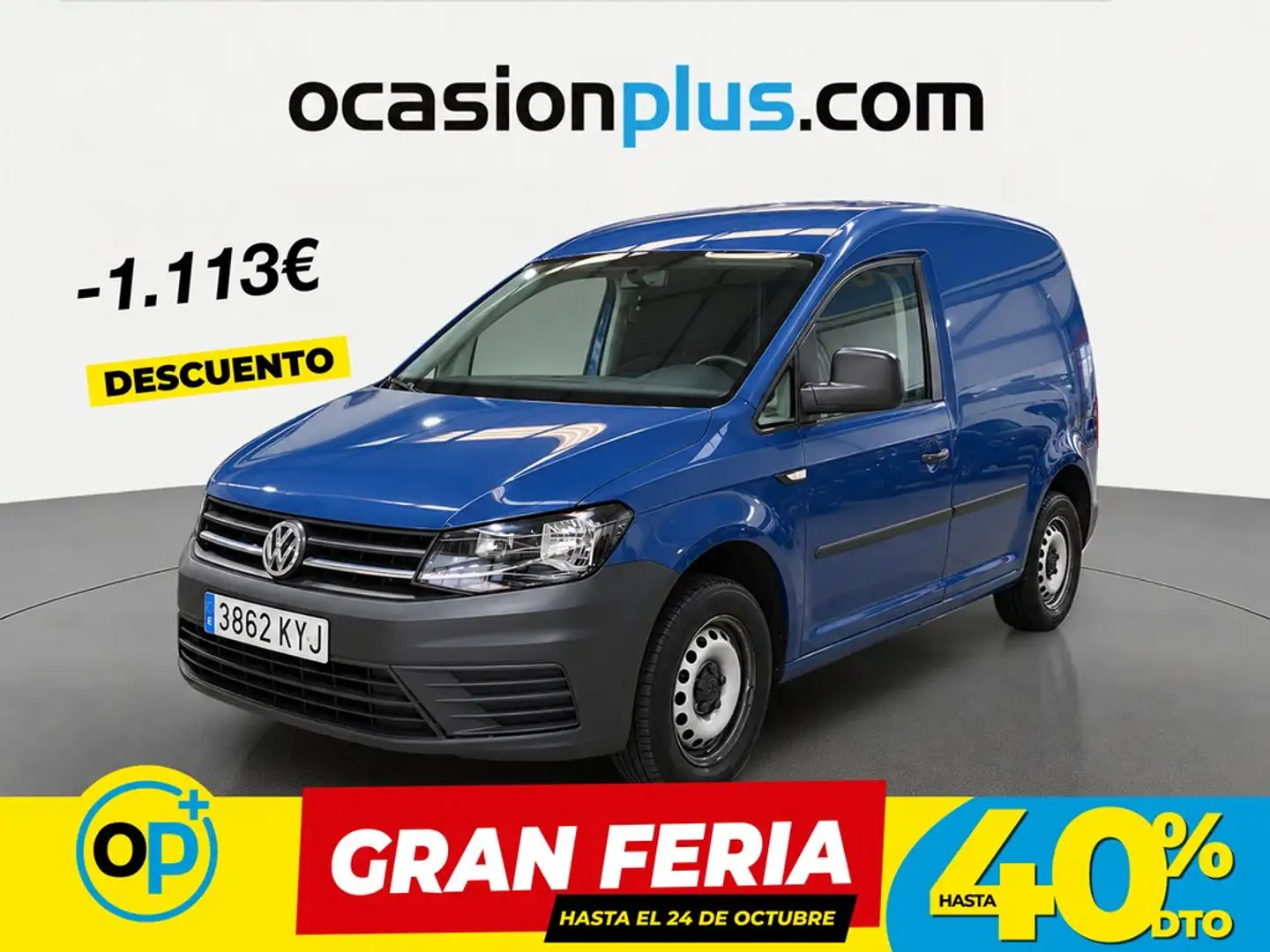 Volkswagen Caddy Furgón 2.0TDI 55kW Azul - 1