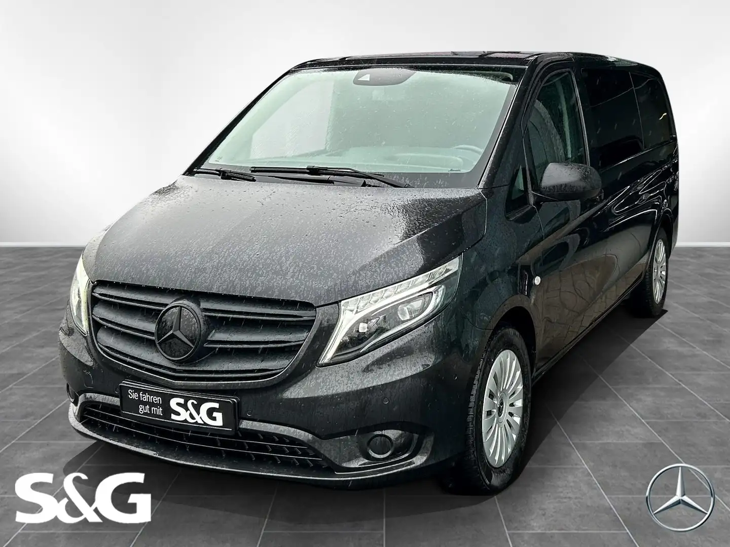 Mercedes-Benz Vito 124 CDI Mixto Lang Сірий - 1
