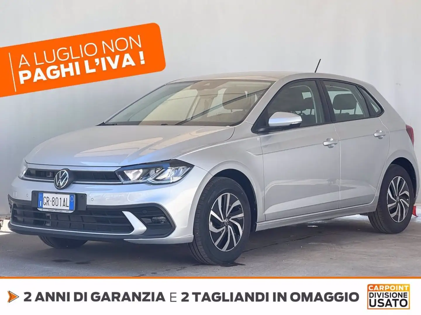 Volkswagen Polo 1.0 tsi life 95cv dsg Gris - 1