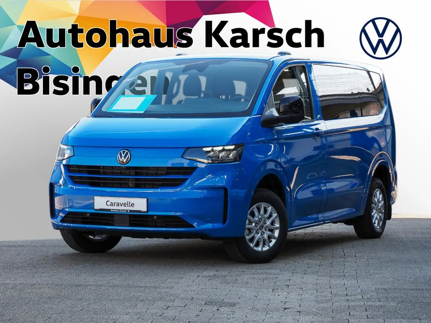 Volkswagen T7 Caravelle e-Caravelle Life Motor BEV 160 kW Navi LED Klima Modrá - 2