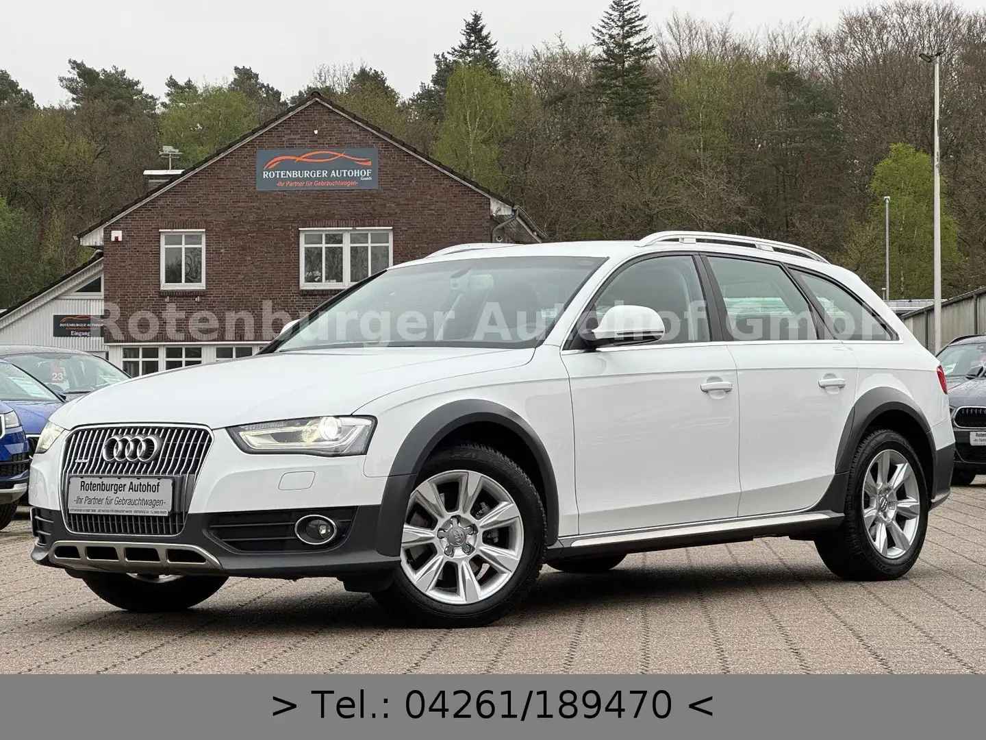 Audi A4 allroad A4*ALLROAD*2.0 TDI*QUATTRO*XENON*NAVI*AHK*PDC* Weiß - 1