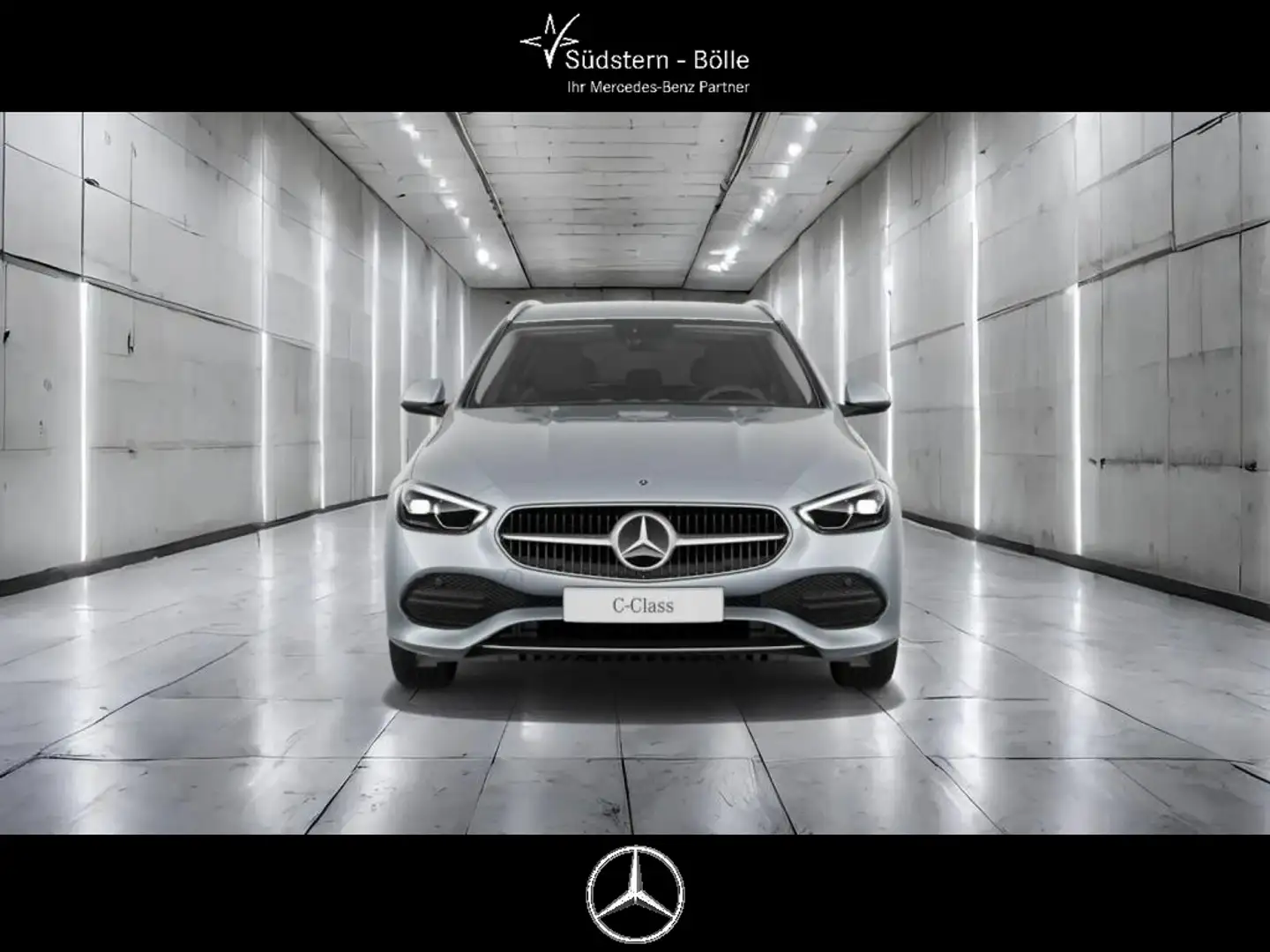 Mercedes-Benz C 180 T +AVANTGARDE+SHZ+AMBIENTE+AHK+KAMERA+PDC Silber - 2